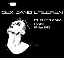 Live - Subterania, London (8-1-92)