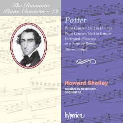 The Romantic Piano Concerto, Volume 72: Piano Concerto no. 2 in D minor / Piano Concerto no. 4 in E major / Variazioni di bravura on a Theme by Rossini