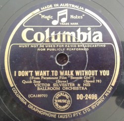 I Don't Want to Walk Without You / Tangerine