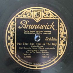 Put That Sun Back in the Sky / Was That the Human Thing to Do