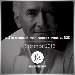 Mon rendez-vous, DSK
