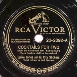 Cocktails for Two / Holiday for Strings