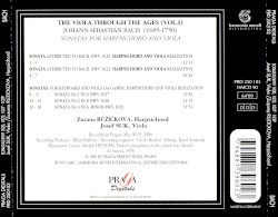 The Viola Through The Ages, Vol. I: Sonatas BWV 1020, 1022, 1027-1029