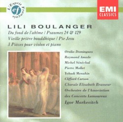 Du fond de l'abîme / Psaumes 24 & 129 / Vieille prière bouddhique / Pie Jesu / 3 Pièces pour violon et piano