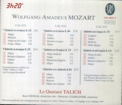 Les 6 Quintettes a Cordes