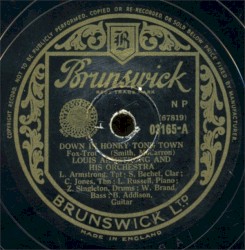 Down in Honky Tonk Town / Coal Cart Blues