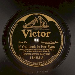 If You Look In Her Eyes / Blue Bird