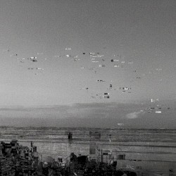 Vanish as if drawn into the deep blue