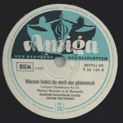 Warum liebst du mich nur platonisch / Calypso-Liebelei