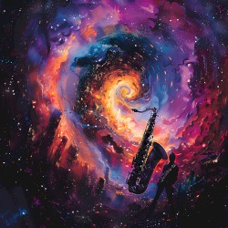Event Horizon Serenades: A Quantum Jazz Odyssey