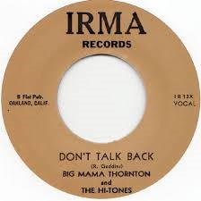 Don’t Talk Back / Big Mama’s Coming Home