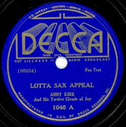 Lotta Sax Appeal / Bearcat Shuffle