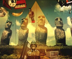 The Universe as a Thin White Line