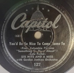 You'd Be So Nice to Come Home To / Would You Rather Be a Colonel With an Eagle on Your Shoulder, or a Private With a Chicken on Your Knee?