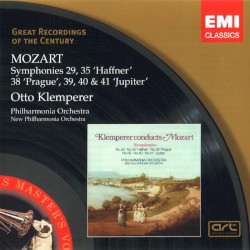 Symphonies nos. 29, 35 “Haffner”, 38 “Prague”, 39, 40 & 41 “Jupiter”
