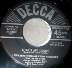 That's My Desire / Baby, It's Cold Outside