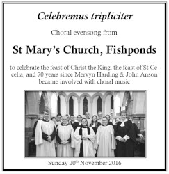 Christ the King & St Cecelia 2016