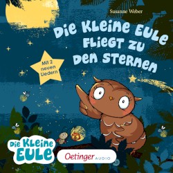 Die kleine Eule fliegt zu den Sternen