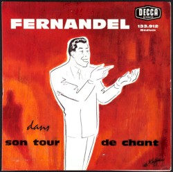 Fernandel dans son tour de chant