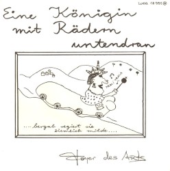 Eine Königin mit Rädern untendran