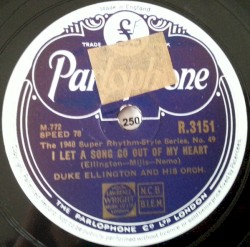 I Let a Song Go Out of My Heart / Mighty Like the Blues