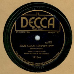 Hawaiian Hospitality / On a Little Bamboo Bridge