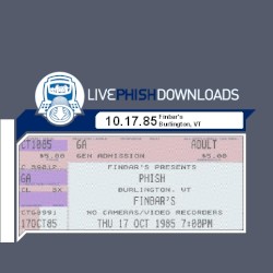 1985-10-17: Finbar's, Burlington, VT, USA