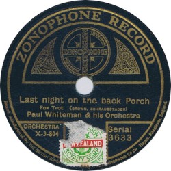 Last Night on the Back Porch / If I Can't Have the Sweetie I Want