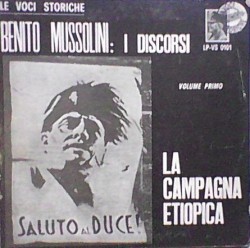 Benito Mussolini: I discorsi, Volume primo: La campagna etiopica