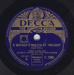 A Mother's Prayer at Twilight / Wish Me Luck (As You Wave Me Goodbye)