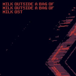Milk outside a bag of milk outside a bag of milk