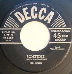 Sometime / I Was Dancing With Someone