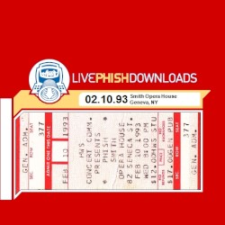 1993-02-10: Smith Opera House, Geneva, NY, USA