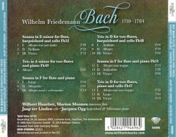 Wilhelm Friedemann Bach: Flute Sonatas and Trios