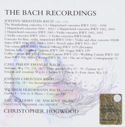 The Bach Recordings
