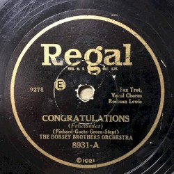 Congratulations / Beside an Open Fireplace