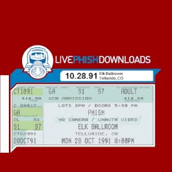1991-10-28: Elk Ballroom, Telluride, CO, USA