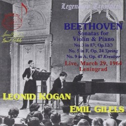 Sonatas for Violin & Piano - Live, March 29, 1964, Leningrad