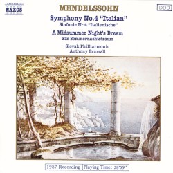 Symphony no. 4 “Italian” / A Midsummer Night’s Dream