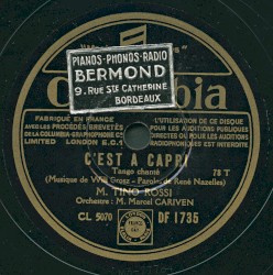 C’est à Capri / Un soir... Pas d'avantage