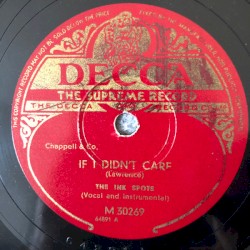 If I Didn't Care / Knock Kneed Sal (On the Mourner's Bench)