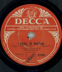 I Shall Be Waiting / Memories Live Longer Than Dreams