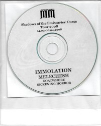 Shadows of the Emissaries' Curse Tour 2008