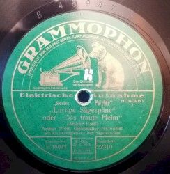 "Lustige Sägespäne" oder "Das traute Heim" / Maurerpolier Kalkstößer M. D. R.