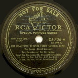 The Beautiful Blonde From Bashful Bend / They Can't Take That Away From Me