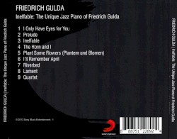 Ineffable: The Unique Jazz Piano Of Friedrich Gulda