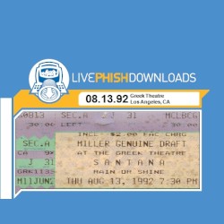 1992-08-13: Greek Theatre, Los Angeles, CA, USA
