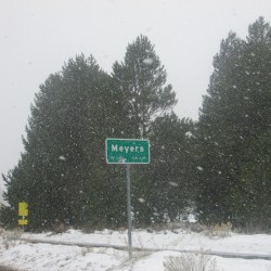 Tire Chains Traffic in Meyers, CA