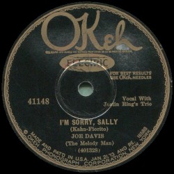 I’m Sorry, Sally / If You Would Say “I Love You”