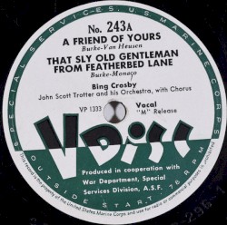 A Friend of Yours / That Sly Old Gentleman From Featherbed Lane / I Fall in Love Too Easily / I Can’t Believe That You’re in Love With Me